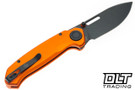 Vosteed Zander - Vanchor Lock - Orange Aluminum - Black Stonewashed S35VN Blade
