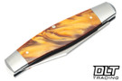 Jack Wolf Knives Stockman - Root Beer Kirinite - Satin 14C28N Blade