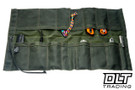 PNW Bushcraft Maple Waxed Canvas Pocketknife Roll Up V2.0 - Green