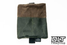 PNW Bushcraft EDC Waxed Canvas Zipper Pouch - Brown & Green