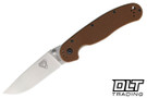 Ontario Randall Rat 1.5 Linerlock MagnaCut - Brown G-10