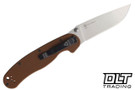 Ontario Randall Rat 1.5 Linerlock MagnaCut - Brown G-10
