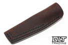 Waxed Wing Aster - Hand Textured Forest Green G-10 - Satin AEB-L Clip Point Blade