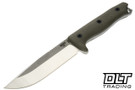Reiff Vicon - Saber - Two Tone MagnaCut Blade - OD Green G-10 - Black Kydex Sheath