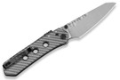 Civivi Vision FG C22036-8 - Polished Clear Lexan - Satin Nitro-V Rock Grind Blade