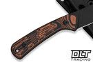 Civivi Carveth C25040-2 - Orange & Black G-10 - Black Stonewash AEB-L Blade