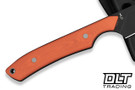 Civivi High Grass Field Knife C25084-1 - Orange G-10 - Black Stonewash 14C28N Blade