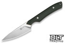 Civivi High Grass Field Knife C25084-2 - Green Canvas Micarta - Satin 14C28N Blade
