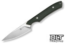 Civivi High Grass Field Knife C25084-2 - Green Canvas Micarta - Satin 14C28N Blade