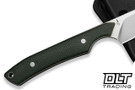 Civivi High Grass Field Knife C25084-2 - Green Canvas Micarta - Satin 14C28N Blade