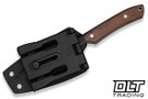 Civivi High Grass Field Knife C25084-3 - Guibourtia Wood - Stonewash 14C28N Blade