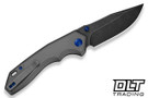 Civivi Elite Brova CE25093-1 - Gray Aluminum - Black Stonewash S35VN Blade