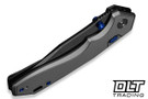 Civivi Elite Brova CE25093-1 - Gray Aluminum - Black Stonewash S35VN Blade