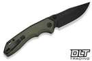Civivi Elite Brova CE25093-3 - Forest Green Aluminum - Black Stonewash S35VN Blade
