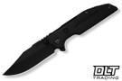 WE Knife Muster WE23058-1 - Black Titanium - Black Stonewashed M390 Blade