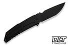 WE Knife Capstan WE24047-1 - Black Titanium - Black Stonewashed M390 Blade