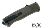 Benchmade Shootout 5370BK-11 - Ranger Green Grivory - Black DLC S30V Tanto Blade