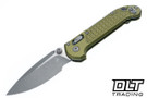 Microtech LUDT Ram-Lok - OD Green Frag Handle - Apolcalyptic Blade - 1135RL-10APFROD