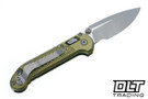 Microtech LUDT Ram-Lok - OD Green Frag Handle - Apolcalyptic Blade - 1135RL-10APFROD