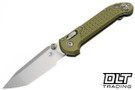 Microtech LUDT Ram-Lok - OD Green Frag Handle - Stonewashed Blade - 1136RL-10FROD