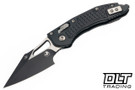 Microtech Mini Stitch Ram-Lok - Black Tactical Frag Handle - Stonewashed Blade - 169MRL-1FR