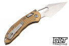 Microtech Mini Stitch Ram-Lok - Tan Frag Handle - Stonewashed Blade - 169MRL-10FRTA