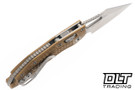 Microtech Mini Stitch Ram-Lok - Tan Frag Handle - Stonewashed Blade - 169MRL-10FRTA