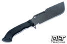 WTG Ares-C - SK85 Hand Rub APO Finished Blade - Black G-10 Textured Grip - Black Kydex