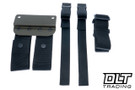 WTG Ares-NC - SK85 Dark Washed Blade - Black G-10 Textured Grip - Black Kydex
