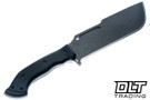 WTG Ares-NC - SK85 Dark Washed Blade - Black G-10 Gator Grip - Black Kydex