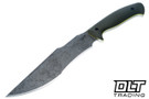 WTG Lanzeta C - SK85 Hand Rub APO Finished Blade - OD Green G-10 - Yellow Liners - OD Green Kydex