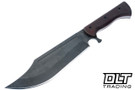 WTG V-44X Gen 3 - SK85 Hand Rub APO Finished Blade - Natural Canvas Micarta - OD Green Kydex