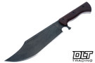 WTG V-44X Gen 3 - SK85 Hand Rub APO Finished Blade - Brown Canvas Micarta - OD Green Kydex