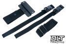 WTG V-44X Gen 3 - SK85 Hand Rub APO Finished Blade - Black G-10 Textured Grip - Black Kydex