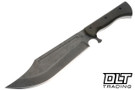 WTG V-44X Gen 3 - SK85 Hand Rub APO Finished Blade - OD Green Burlap Canvas Micarta - OD Green Kydex