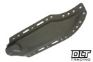 WTG V-44x Gen 3 - SK85 Dark Washed Blade - Canvas Micarta - OD Green Kydex