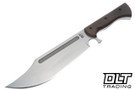 WTG V-44X Gen 3 - SK85 River Washed Blade - OD Green Burlap Canvas Micarta - OD Green Kydex