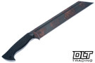 WTG Sea-X - SKS51 Copper Washed Blade - Black G-10 Gator Grip - Black Kydex