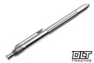 MachineWise ROTA Pen - Parker - Polished Stonewashed Straight Flute Titanium - Click Mechanism #388