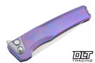 MachineWise Sonora - Ti Bolster - Purple & Pink Sponge Anodized Smooth Titanium - Stonewashed S90V Blade #2220
