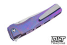 MachineWise Sonora - Ti Bolster - Purple & Pink Sponge Anodized Smooth Titanium - Stonewashed S90V Blade #2220
