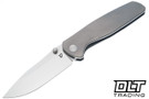Vanguard Esox V2 - M390 Semi Mirror Polished - Titanium and Timascus Clip inlcuded