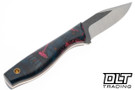 Warlander Scoter - Fusion Black Ash - Natural & Light Blue Liners - Micarta Pins