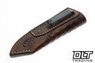 Warlander Scoter - Fusion Black Ash - Natural & Light Blue Liners - Micarta Pins