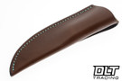 Warlander Raptor - Midnight Burlap - Natural & Light Blue Liner & Spacer - Micarta Pins