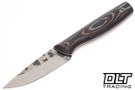 Warlander Fletcher - Britanica Richlite - Natural & White Liners - Micarta Pins