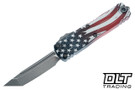 Microtech UTX-85 - 250th Anniversary - Flag Handle - Apocalyptic Blade - 12334-10APS-4J250