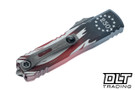 Microtech UTX-85 - 250th Anniversary - Flag Handle - Apocalyptic Blade - 12334-10APS-4J250