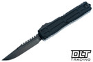 Microtech Ultratech EX-ZBP Interceptor - Shadow Handle - DLC Blade - 1117EX-1DLCTSH