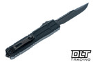 Microtech Ultratech EX-ZBP Interceptor - Shadow Handle - DLC Blade - 1117EX-1DLCTSH